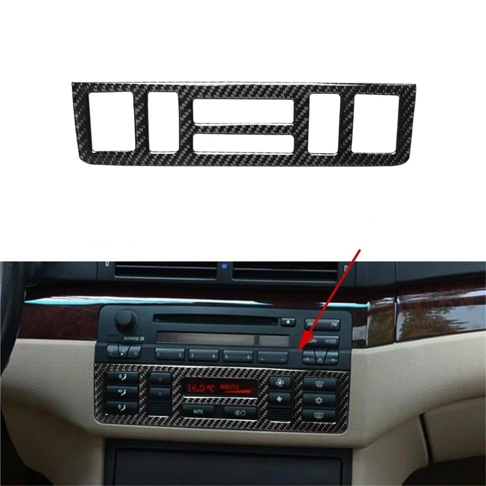 Interieur Dekor Für E46 Für 3er 1998-2005 Carbonfasermuster Innenaufkleber Für Autokonsolenverkleidung Interieur TüRverkleidungen Dekor Interieur Dekor Für E46 Für 3er 1998-2005 Carbonfasermuster Innenaufkleber Für Autokonsolenverkleidung Interieur TüRverkleidungen Dekor von QFJFBGGH