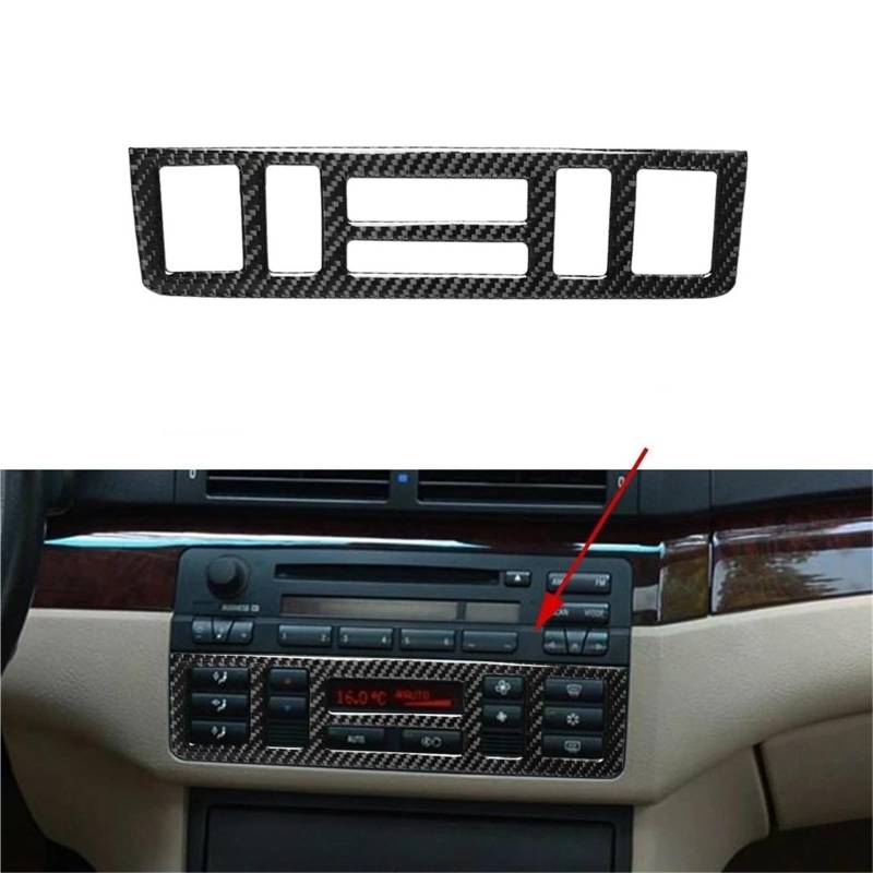 Interieur Dekor Für E46 Für 3er 1998-2005 Carbonfasermuster Innenaufkleber Für Autokonsolenverkleidung Interieur TüRverkleidungen Dekor von QFJFBGGH