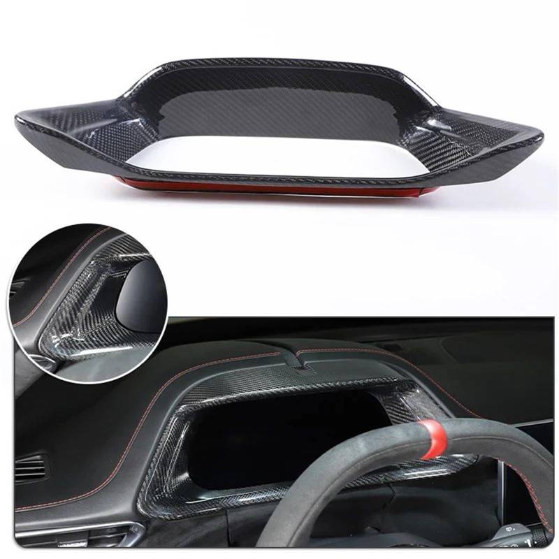 Interieur Dekor Für Emira Für Coupe 2021-2023 Carbon Fiber Konsole Abdeckung Dashboard Rahmen Trim Auto Innen Zubehör Interieur TüRverkleidungen Dekor(Style 1) von QFJFBGGH