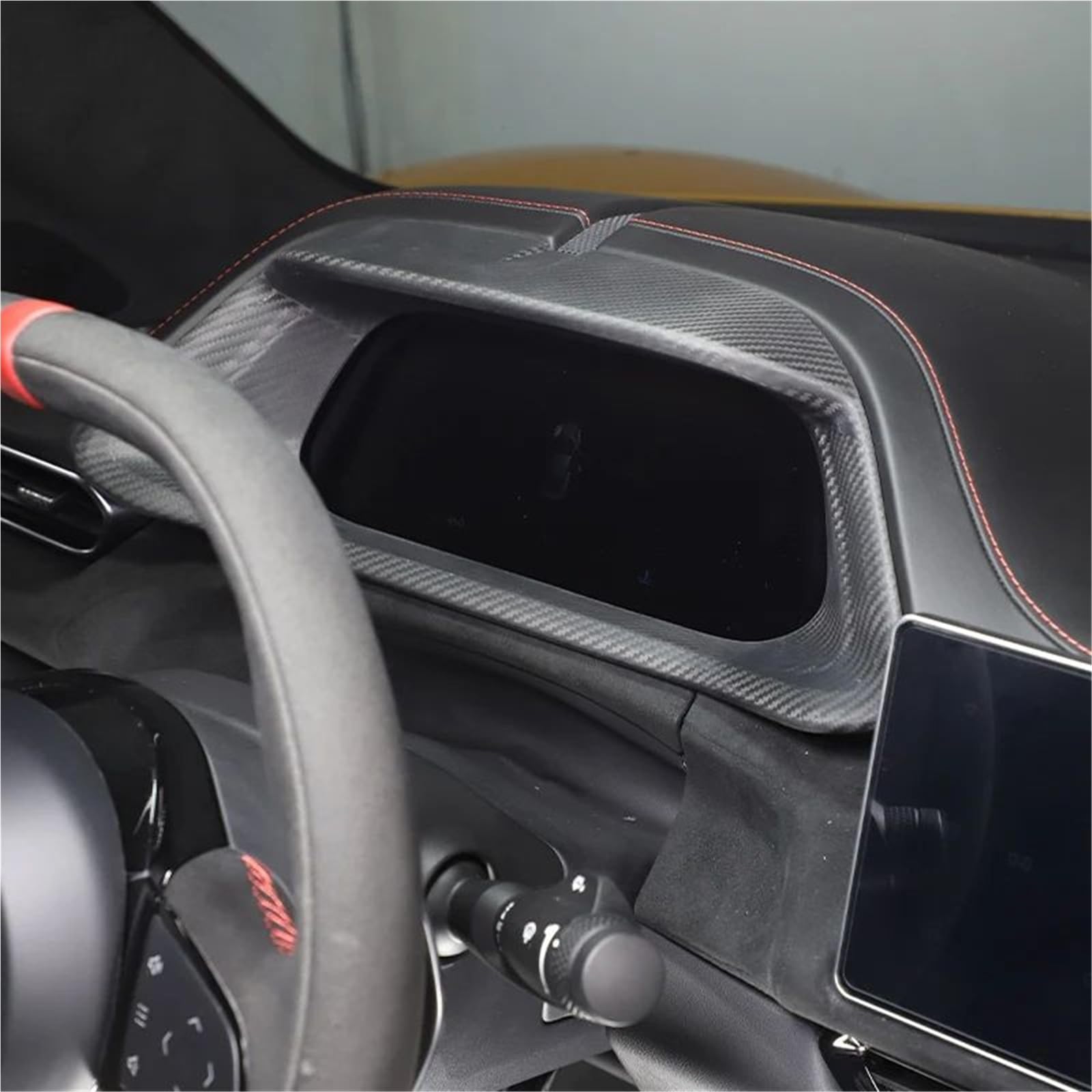 Interieur Dekor Für Emira Für Coupe 2021-2023 Carbon Fiber Konsole Abdeckung Dashboard Rahmen Trim Auto Innen Zubehör Interieur TüRverkleidungen Dekor(Style 3) von QFJFBGGH