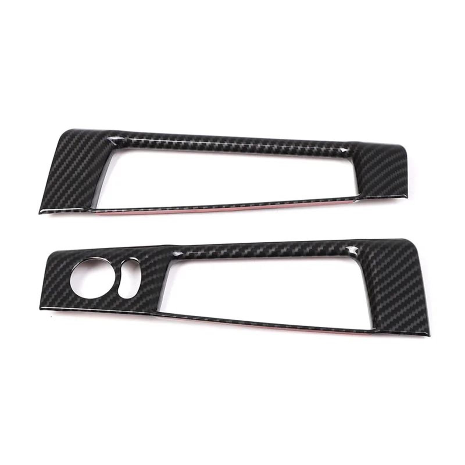 Interieur Dekor Für Fiat Für 500 2010-2022 Auto ABS Rückspiegel Einstellung Schalter Rahmen Abdeckung Innere Schutz Trim Interieur TüRverkleidungen Dekor(Carbon Texture) von QFJFBGGH