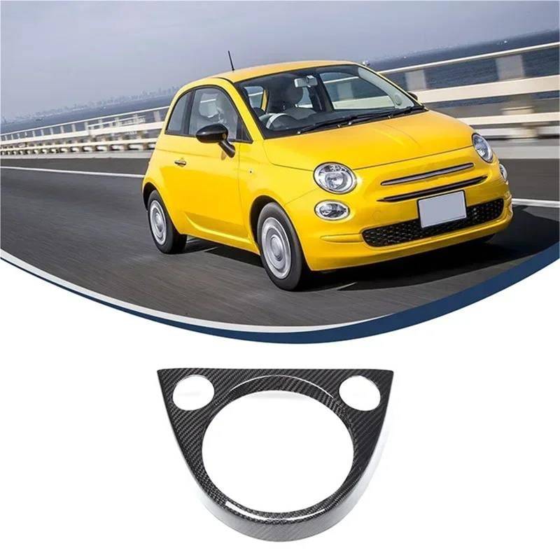 Interieur Dekor Für Fiat Für 500 2010-2022 Auto Zentrale Steuerung Schalttafel Carbon Faser Muster Innen Zubehör 1 Pcs Interieur TüRverkleidungen Dekor von QFJFBGGH