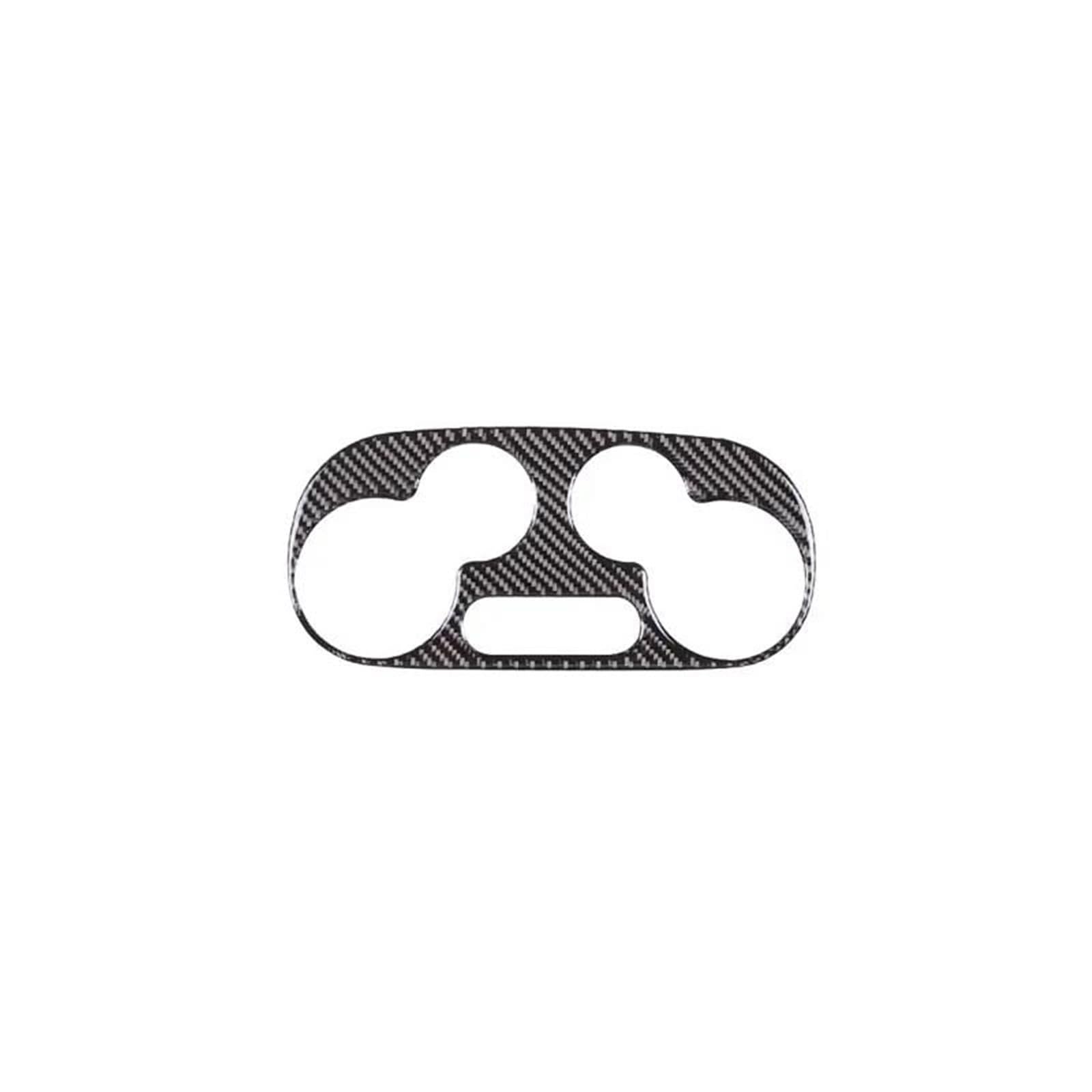 Interieur Dekor Für Fiat Für 500 2011-2019 Auto Styling Klimaanlage Schalter Panel Rahmen Aufkleber Innen Zubehör Interieur TüRverkleidungen Dekor(Schwarz) von QFJFBGGH