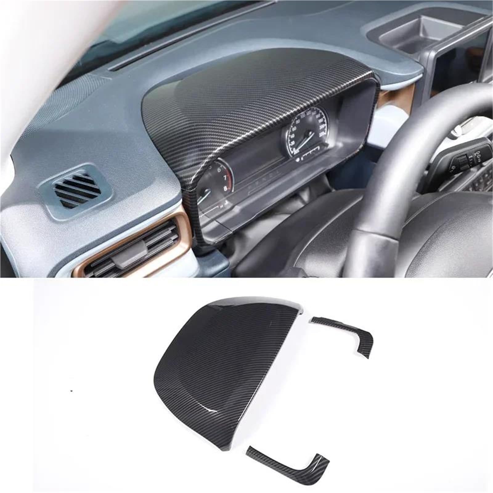 Interieur Dekor Für Ford Für Maverick 2022-2023 ABS Auto Dashboard Abdeckung Trim Aufkleber Auto Zubehör Interieur TüRverkleidungen Dekor(Style 1) von QFJFBGGH