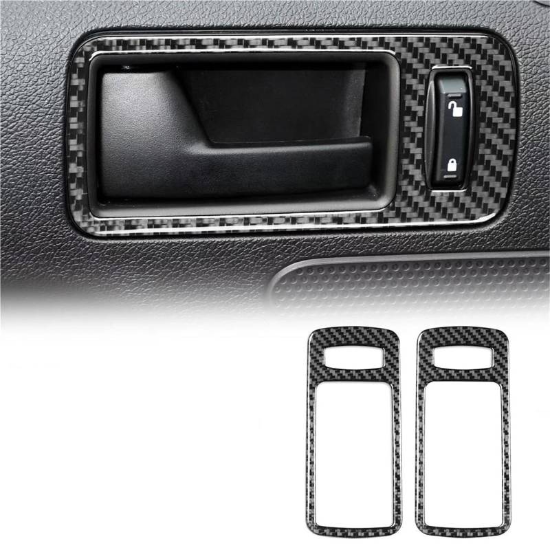 Interieur Dekor Für Ford Für Mustang 2009-2014 Auto Tür Schüssel Griff Carbon Faser Muster Aufkleber Trim Abdeckungen Innenräume Interieur TüRverkleidungen Dekor von QFJFBGGH