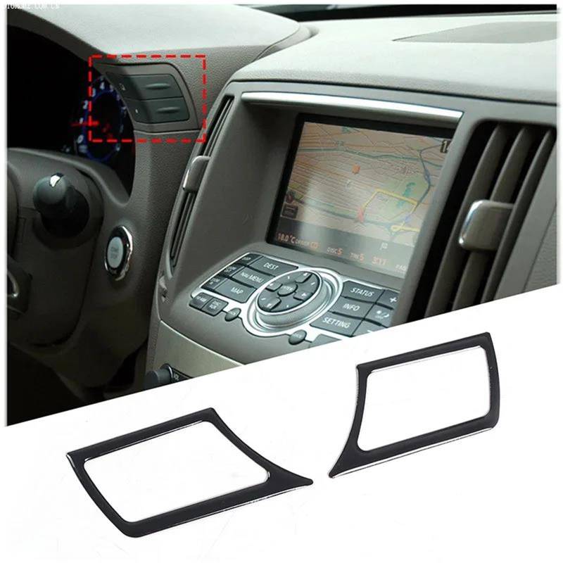 Interieur Dekor Für Infiniti Für G35 2007-2008 G37 Auto Gloss Black Interior Gear Instrument Lifting Panel Trim Aufkleber Interieur TüRverkleidungen Dekor(Texture 14) von QFJFBGGH