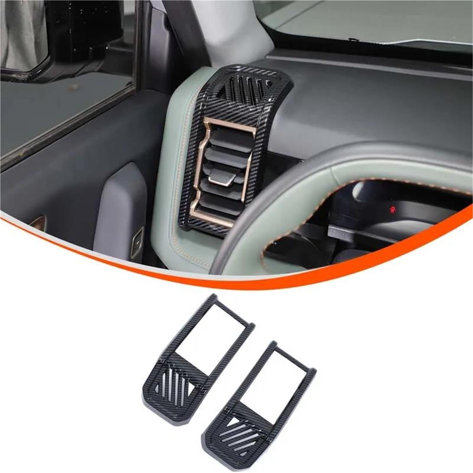 Interieur Dekor Für Jaecoo J6 Für Icar 03 Innentürgriff Schalthebel Panel Lenkradabdeckung Kohlefasermuster Interieur TüRverkleidungen Dekor(Carbon Texture 9) von QFJFBGGH
