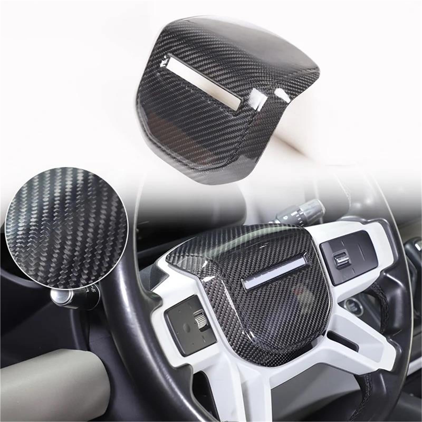 Interieur Dekor Für Land Für Rover Für Defender 90 110 2020-2024 Auto Carbon Fiber Lenkrad Panel Dekoration Rahmen Interieur TüRverkleidungen Dekor Interieur Dekor Für Land Für Rover Für Defender 90 110 2020-2024 Auto Carbon Fiber Lenkrad Panel Dekoration Rahmen Interieur TüRverkleidungen Dekor von QFJFBGGH