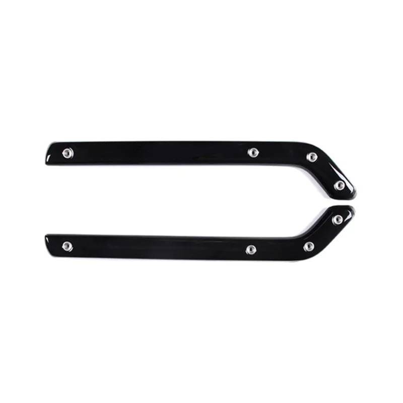 Interieur Dekor Für Land Für Rover Für Defender90 110 2020-2025 ABS Auto Zentrale Steuerung Seite Trim Streifen Aufkleber Innen Interieur TüRverkleidungen Dekor(Schwarz) von QFJFBGGH