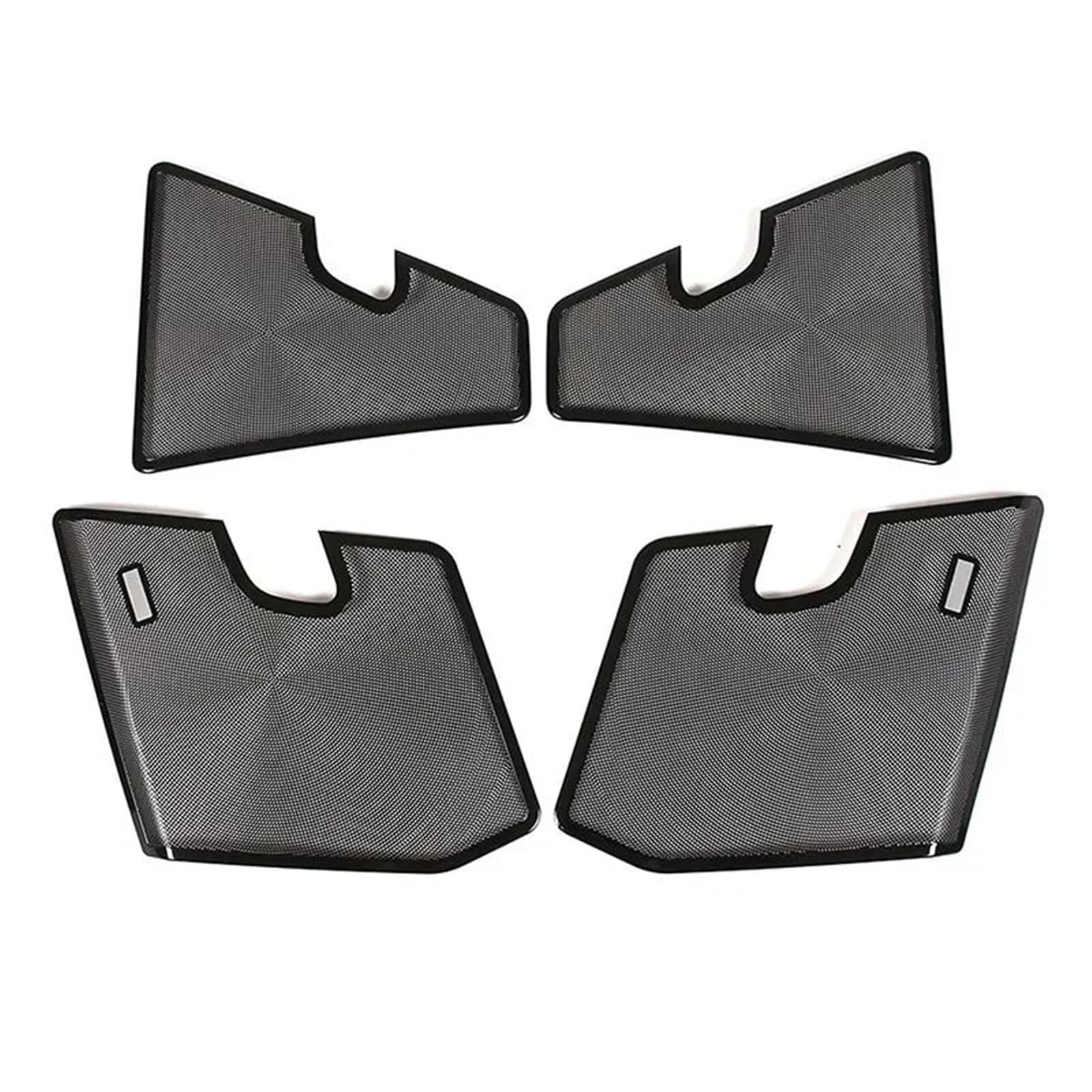 Interieur Dekor Für Land Für Rover Für Range Für Rover Für Sport 2010-2013 Autotür Lautsprecherabdeckung Zieraufkleber Auto Interieur TüRverkleidungen Dekor(Schwarz) von QFJFBGGH