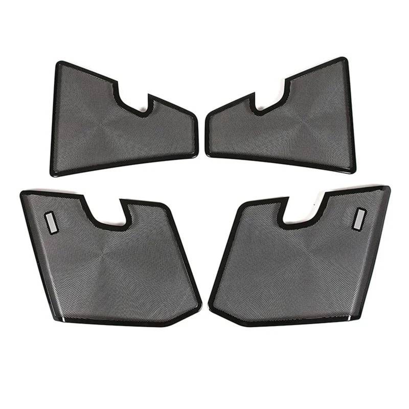 Interieur Dekor Für Land Für Rover Für Range Für Rover Für Sport 2010-2013 Autotür Lautsprecherabdeckung Zieraufkleber Auto Interieur TüRverkleidungen Dekor(Schwarz) von QFJFBGGH
