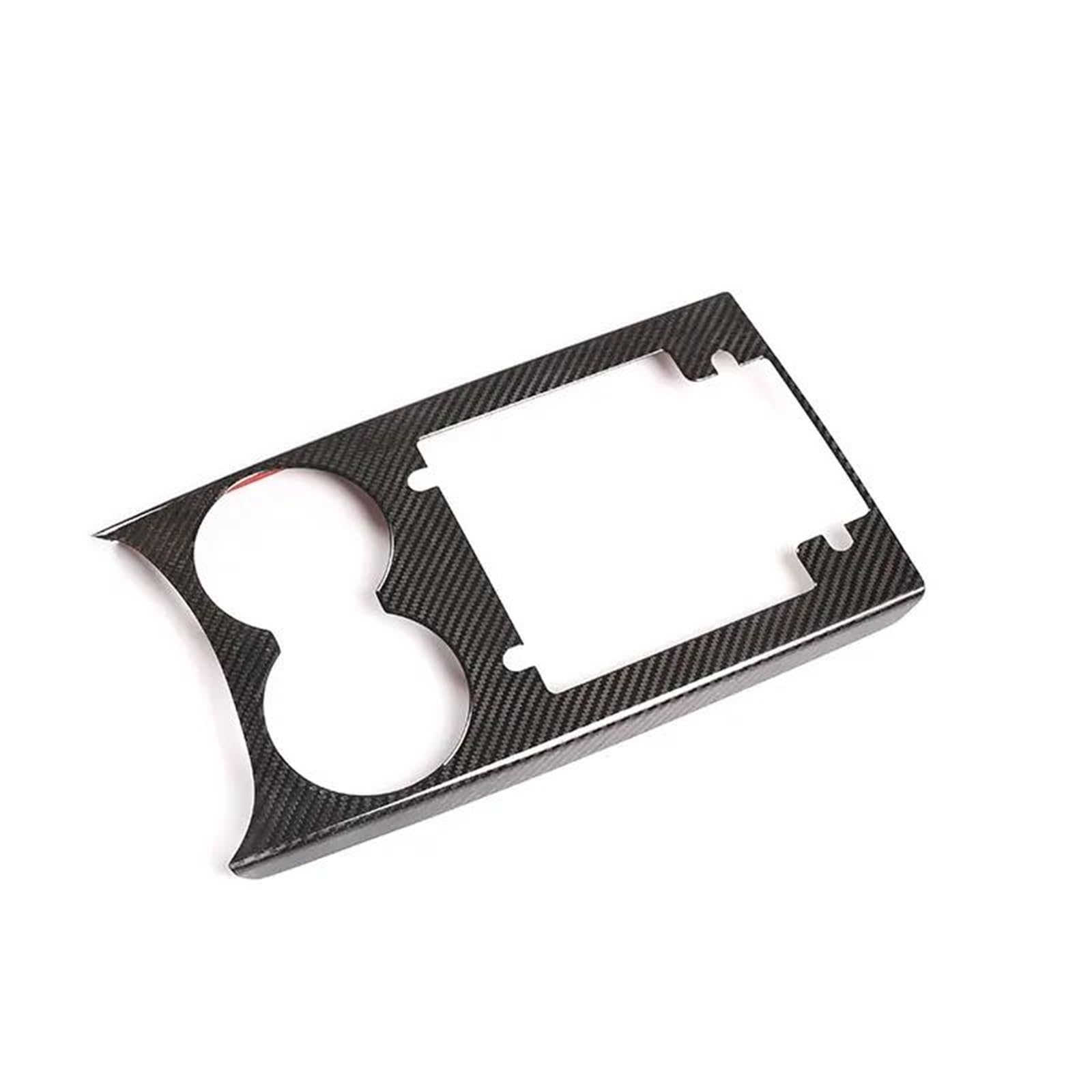 Interieur Dekor Für Macan 2014-2023 Carbon Fiber Auto Zentrale Steuerung Wasser Tasse Halter Panel Rahmen Panel Abdeckung Trim Interieur TüRverkleidungen Dekor(Carbon Pattern) von QFJFBGGH
