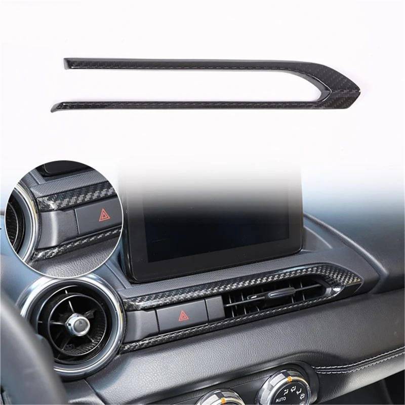 Interieur Dekor Für Mazda Für MX-5 2016-2023 Auto Center Control Air Outlet Dekorative Rahmen Abdeckung Aufkleber Innen Interieur TüRverkleidungen Dekor von QFJFBGGH