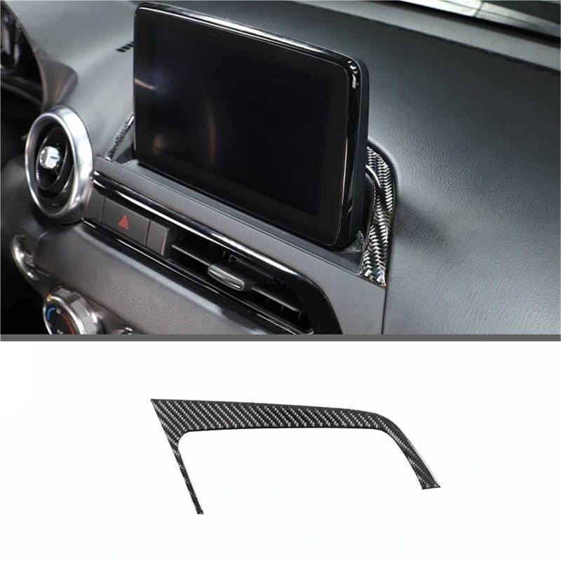 Interieur Dekor Für Mazda Für MX-5 2016-2023 Weiche Carbon Faser Getriebe Shift Rahmen Fenster Lift Griff Schüssel Abdeckung Trim Interieur TüRverkleidungen Dekor(Carbon Texture 17) von QFJFBGGH