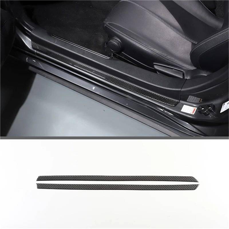 Interieur Dekor Für Mazda Für MX-5 2016-2023 Weiche Carbon Faser Getriebe Shift Rahmen Fenster Lift Griff Schüssel Abdeckung Trim Interieur TüRverkleidungen Dekor(Carbon Texture 21) von QFJFBGGH
