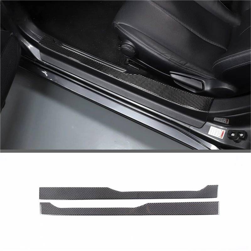 Interieur Dekor Für Mazda Für MX-5 2016-2023 Weiche Carbon Faser Getriebe Shift Rahmen Fenster Lift Griff Schüssel Abdeckung Trim Interieur TüRverkleidungen Dekor(Carbon Texture 22) von QFJFBGGH