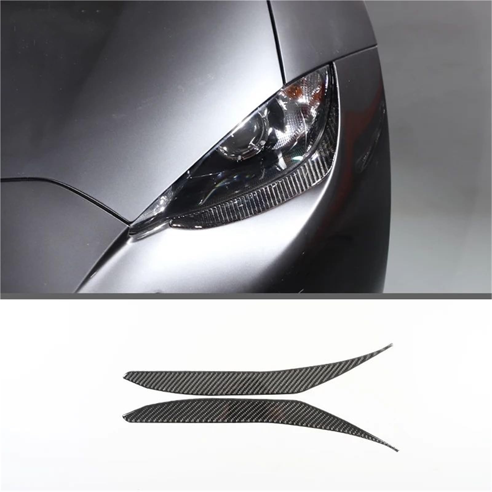 Interieur Dekor Für Mazda Für MX-5 2016-2023 Weiche Carbon Faser Getriebe Shift Rahmen Fenster Lift Griff Schüssel Abdeckung Trim Interieur TüRverkleidungen Dekor(Carbon Texture 23) von QFJFBGGH