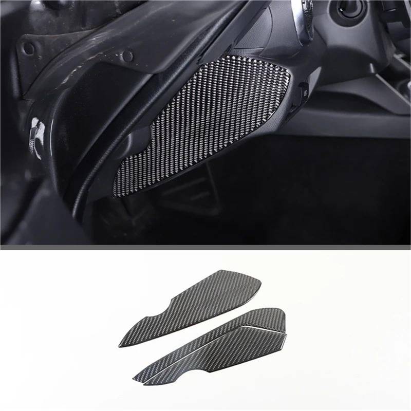 Interieur Dekor Für Mazda Für MX-5 2016-2023 Weiche Carbon Faser Getriebe Shift Rahmen Fenster Lift Griff Schüssel Abdeckung Trim Interieur TüRverkleidungen Dekor(Carbon Texture 32) von QFJFBGGH