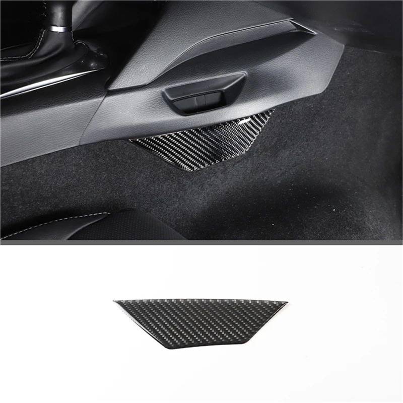 Interieur Dekor Für Mazda Für MX-5 2016-2023 Weiche Carbon Faser Getriebe Shift Rahmen Fenster Lift Griff Schüssel Abdeckung Trim Interieur TüRverkleidungen Dekor(Carbon Texture 8) von QFJFBGGH