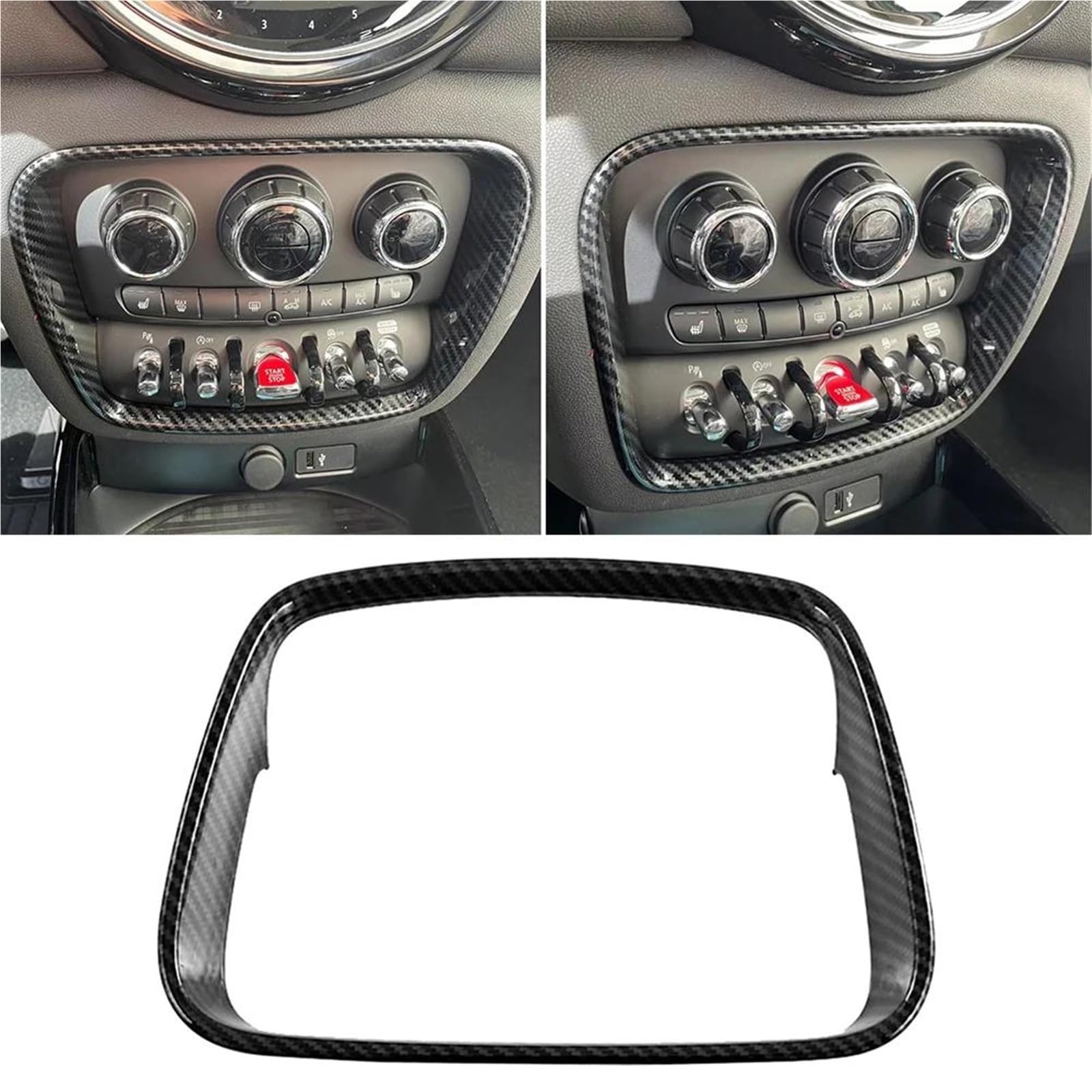 Interieur Dekor Für Mini Für Clubman Für F54 2016-2022 Auto-Armaturenbrett Klimaanlage Schalter Rahmenabdeckung Zieraufkleber Interieur TüRverkleidungen Dekor Interieur Dekor Für Mini Für Clubman Für F54 2016-2022 Auto-Armaturenbrett Klimaanlage Schalter Rahmenabdeckung Zieraufkleber Interieur TüRverkleidungen Dekor von QFJFBGGH