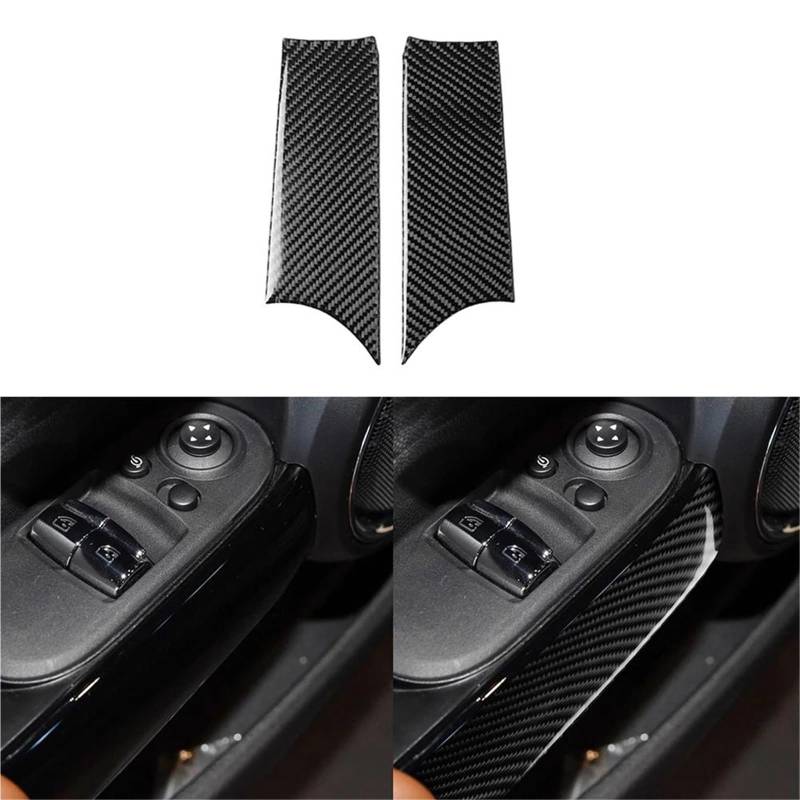 Interieur Dekor Für Mini Für Cooper Für F56 Carbonfasermuster Innentürgriff Ziehen Sie Die Schutzabdeckung Verkleidungsaufkleber Interieur TüRverkleidungen Dekor von QFJFBGGH