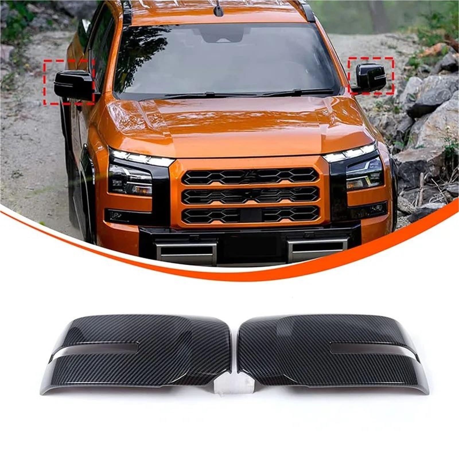 Interieur Dekor Für Mitsubishi Für Triton Für L200 ABS Carbon Fiber Texture Getriebe Shift Panel Innen Tür Griff Schüssel Abdeckung Interieur TüRverkleidungen Dekor(Carbon Texture 14) von QFJFBGGH
