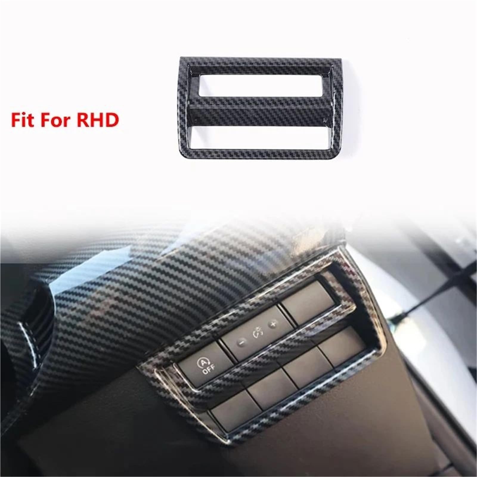 Interieur Dekor Für Mitsubishi Für Triton Für L200 ABS Carbon Fiber Texture Getriebe Shift Panel Innen Tür Griff Schüssel Abdeckung Interieur TüRverkleidungen Dekor(Carbon Texture 3) von QFJFBGGH