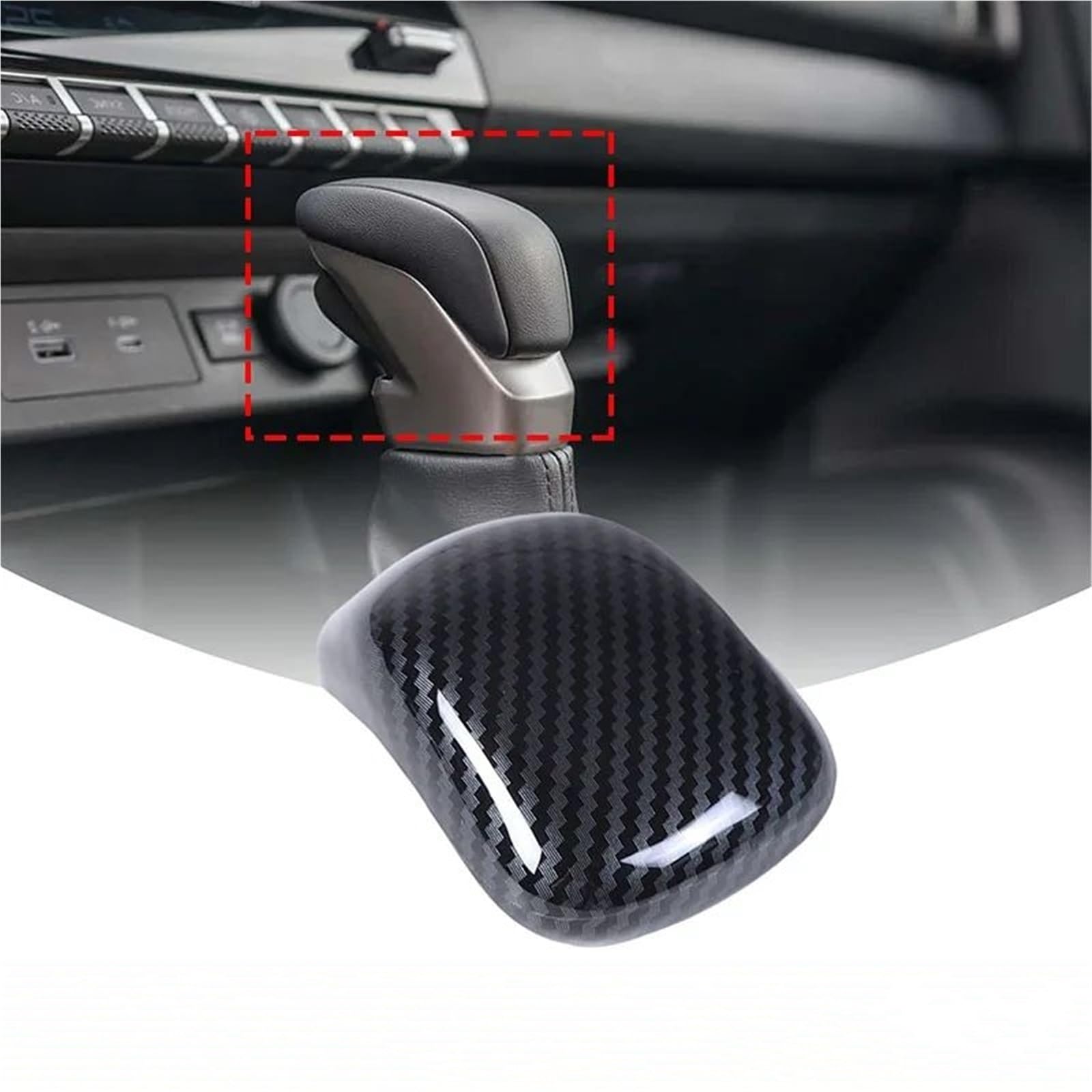 Interieur Dekor Für Mitsubishi Für Triton Für L200 ABS Carbon Fiber Texture Getriebe Shift Panel Innen Tür Griff Schüssel Abdeckung Interieur TüRverkleidungen Dekor(Carbon Texture 8) von QFJFBGGH