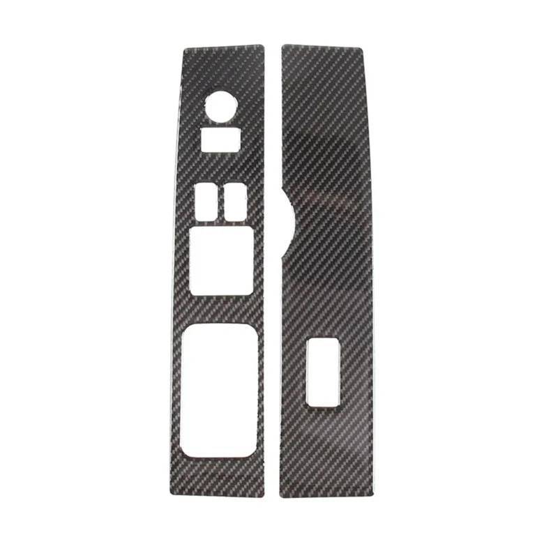 Interieur Dekor Für Nissan Für 350Z 2003-2006 Auto Glas Lift Schalter Taste Rahmen Aufkleber Auto Innen Zubehör LHD Interieur TüRverkleidungen Dekor(Schwarz) von QFJFBGGH