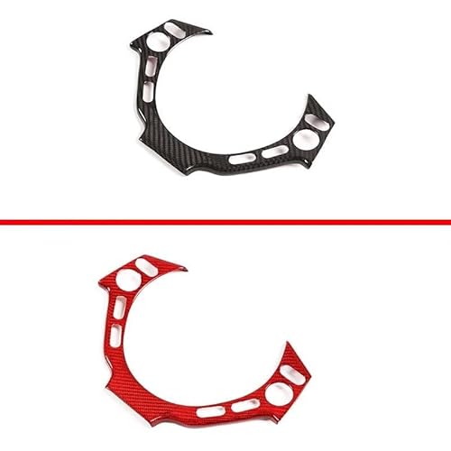 Interieur Dekor Für Nissan Für GTR R35 2008-2016 Lenkradknopfrahmen Dekorativer Streifenabdeckungsaufkleber Innen Interieur TüRverkleidungen Dekor(Carbon Pattern) von QFJFBGGH