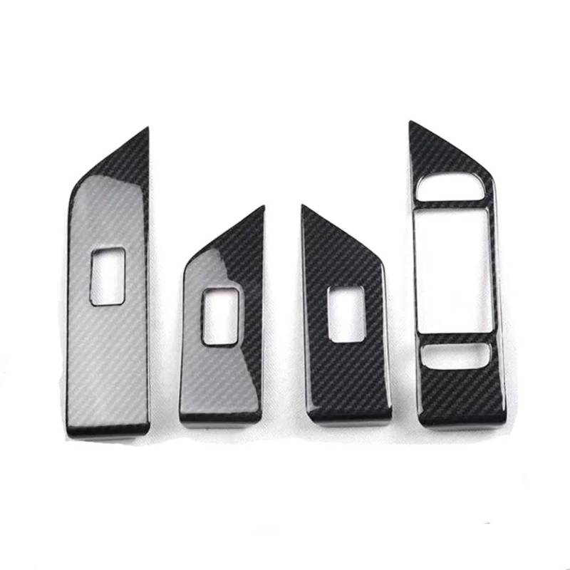 Interieur Dekor Für Range Für Rover Für Evoque 2012-2018 RHD Autotür Armlehne Fensterheber Schalter Panel Abdeckung Trim ABS Interieur TüRverkleidungen Dekor(Carbon Pattern) von QFJFBGGH