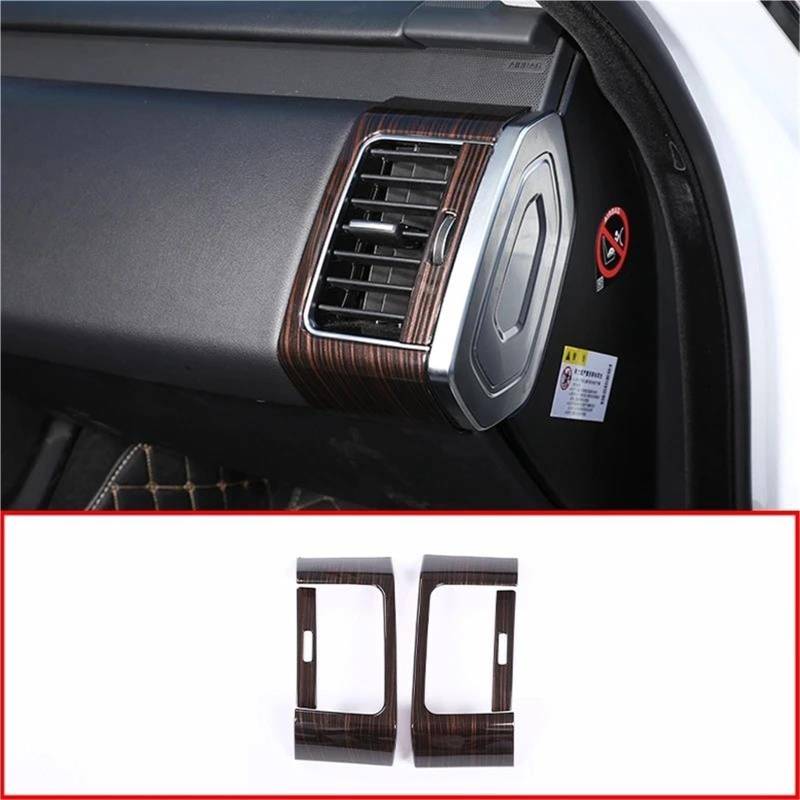Interieur Dekor Für Range Für Rover Für Sport 2014-2018 Armaturenbrett-Seitenluftauslass-Panel-Rahmenverkleidungs-Schutzabdeckung Interieur TüRverkleidungen Dekor(Wood grain) von QFJFBGGH