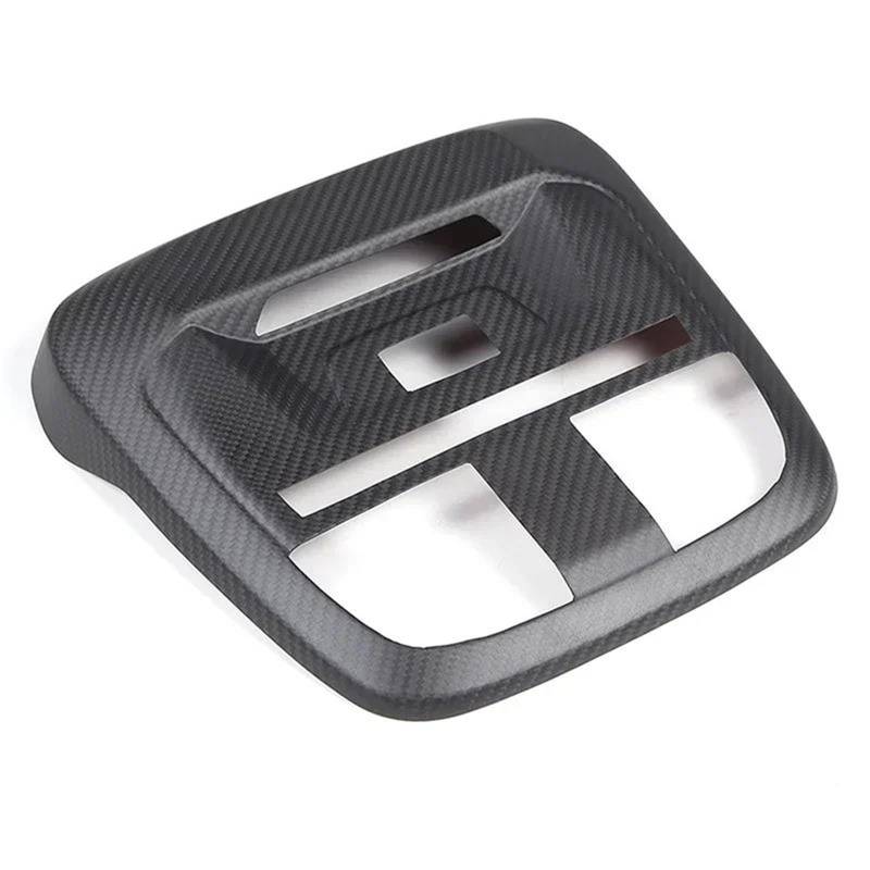 Interieur Dekor Für Subaru Für BRZ 2022-2024 Carbon Fiber Auto Vordere Reihe Lesen Lichter Rahmen Abdeckung Trim Aufkleber Interieur TüRverkleidungen Dekor(Matte Carbon) von QFJFBGGH