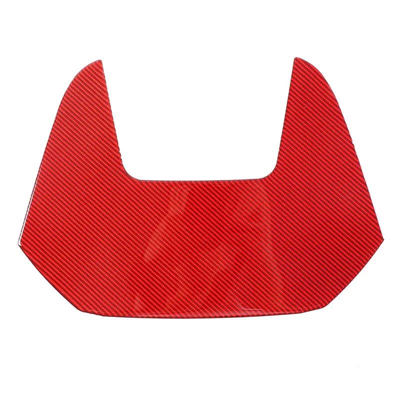 Interieur Dekor Für Subaru Für WRX 2021-2023 Weiche Carbonfaser Auto Armaturenbrett Panel Aufkleber Auto Innendekoration Interieur TüRverkleidungen Dekor(Rot) von QFJFBGGH