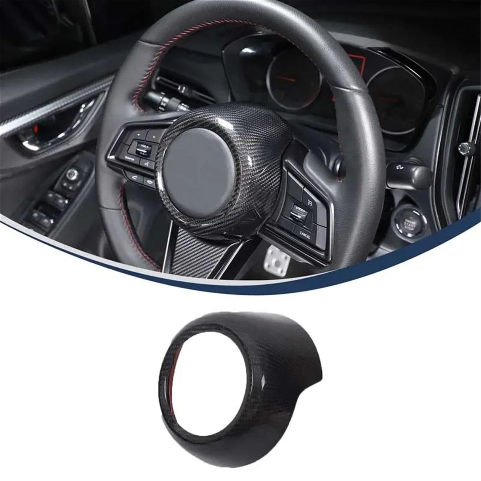 Interieur Dekor Für Subaru Für WRX 2022 + Auto Lenkrad Horn Panel Dekorative Abdeckung Carbon Fiber Texture Innen Interieur TüRverkleidungen Dekor Interieur Dekor Für Subaru Für WRX 2022 + Auto Lenkrad Horn Panel Dekorative Abdeckung Carbon Fiber Texture Innen Interieur TüRverkleidungen Dekor von QFJFBGGH