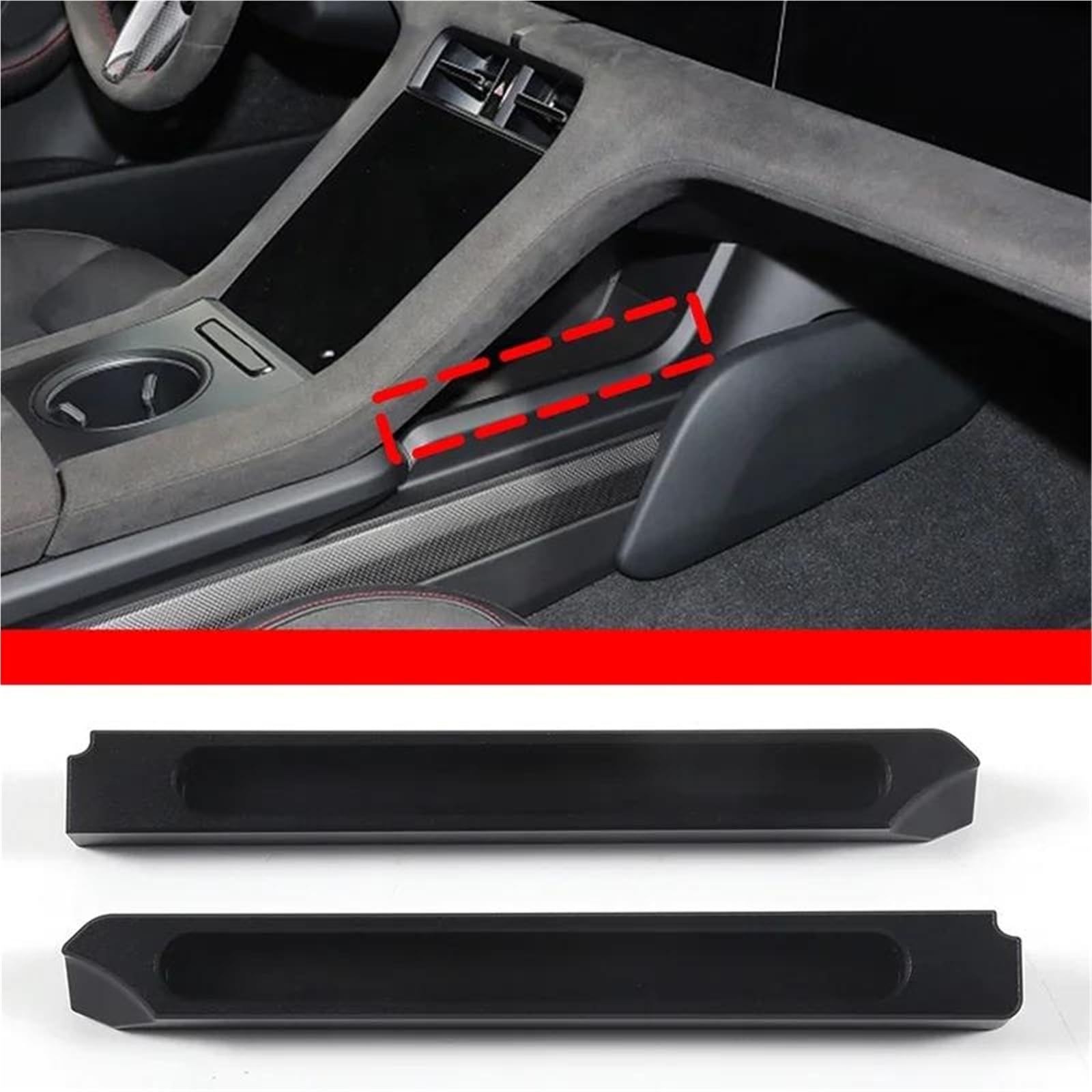 Interieur Dekor Für Taycan 2019-2022 Aluminiumlegierung Auto Center Console Storage Modifikation Zubehör Interieur TüRverkleidungen Dekor(Style 1) von QFJFBGGH