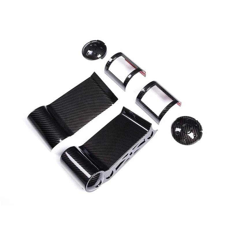 Interieur Dekor Für Toyota Für FJ Cruiser 2007-2021 ABS Auto Instrument Panel Seite Air Outlet Dekorative Rahmen Aufkleber Interieur TüRverkleidungen Dekor(Carbon Pattern) von QFJFBGGH