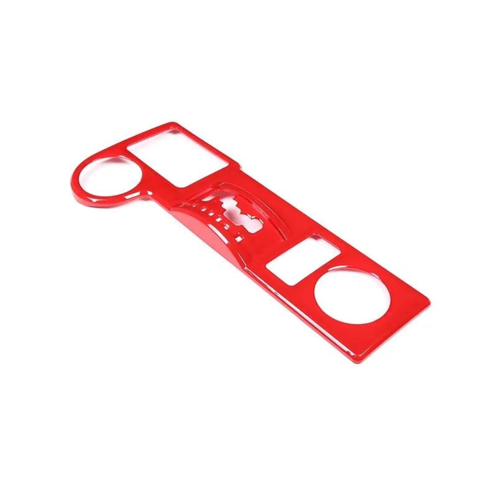 Interieur Dekor Für Toyota Für FJ Cruiser 2007-2021 ABS Auto Zentrale Steuerung Getriebe Rahmen Abdeckung Trim Aufkleber Zubehör Interieur TüRverkleidungen Dekor(Rot) von QFJFBGGH