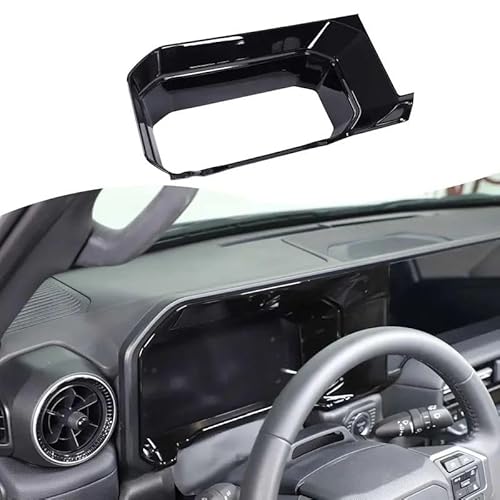 Interieur Dekor Für Toyota Für Land Für Cruiser Für Prado 2024 250 LC250 ABS Kit Türgriff Lenkrad Panel Abdeckung Interieur TüRverkleidungen Dekor(Carbon Texture 24) von QFJFBGGH