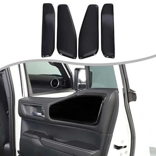 Interieur Dekor Für Toyota Für Land Für Cruiser Für Prado 2024 250 LC250 ABS Kit Türgriff Lenkrad Panel Abdeckung Interieur TüRverkleidungen Dekor(Carbon Texture 25) von QFJFBGGH