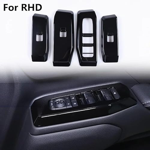 Interieur Dekor Für Toyota Für Land Für Cruiser Für Prado 2024 250 LC250 ABS Kit Türgriff Lenkrad Panel Abdeckung Interieur TüRverkleidungen Dekor(Carbon Texture 7) von QFJFBGGH