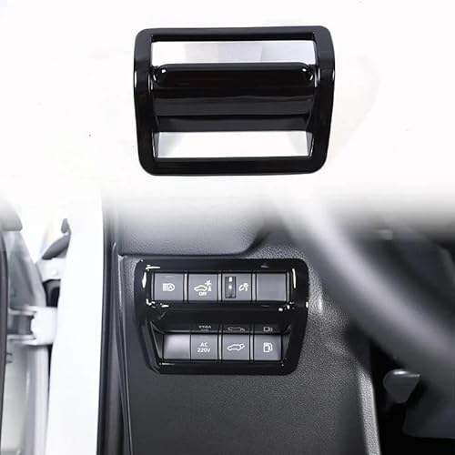 Interieur Dekor Für Toyota Für Land Für Cruiser Für Prado 2024 250 LC250 ABS Kit Türgriff Lenkrad Panel Abdeckung Interieur TüRverkleidungen Dekor(Carbon Texture 9) von QFJFBGGH