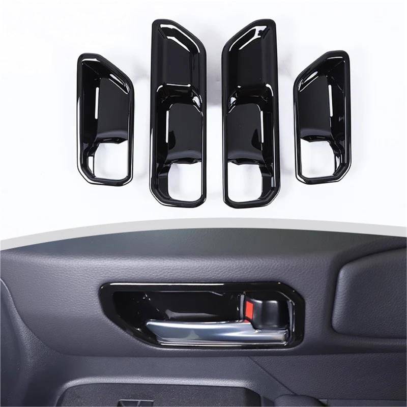 Interieur Dekor Für Toyota Für Land Für Cruiser Für Prado 250 LC250 2024+ ABS Auto Innentürgriff Türschüssel Dekorative Interieur TüRverkleidungen Dekor(Schwarz) von QFJFBGGH
