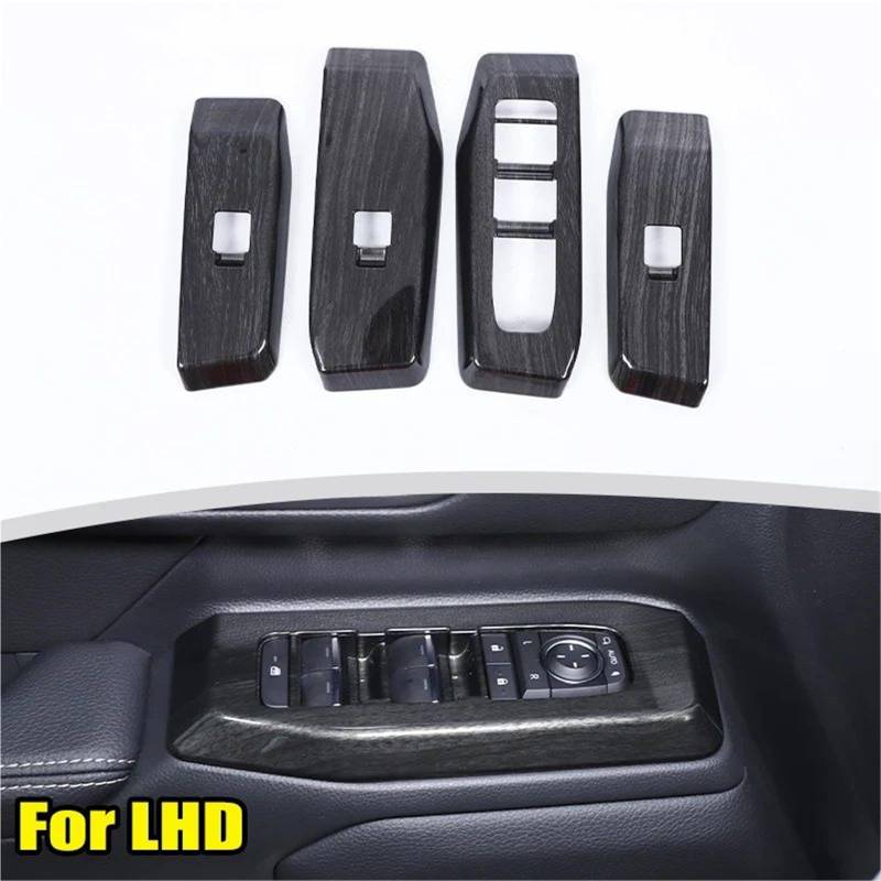 Interieur Dekor Für Toyota Für Land Für Cruiser Für Prado Holzmaserung Auto Auto Türgriff Lenkrad Luftauslass Abdeckung Interieur TüRverkleidungen Dekor(Wood Grain 1) von QFJFBGGH