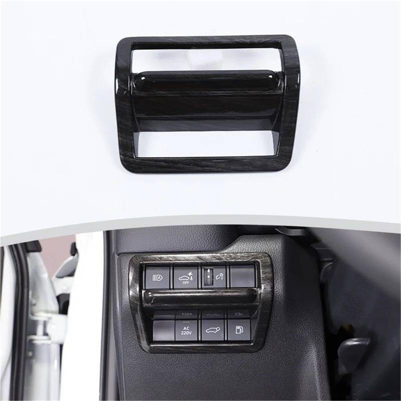 Interieur Dekor Für Toyota Für Land Für Cruiser Für Prado Holzmaserung Auto Auto Türgriff Lenkrad Luftauslass Abdeckung Interieur TüRverkleidungen Dekor(Wood Grain 5) von QFJFBGGH