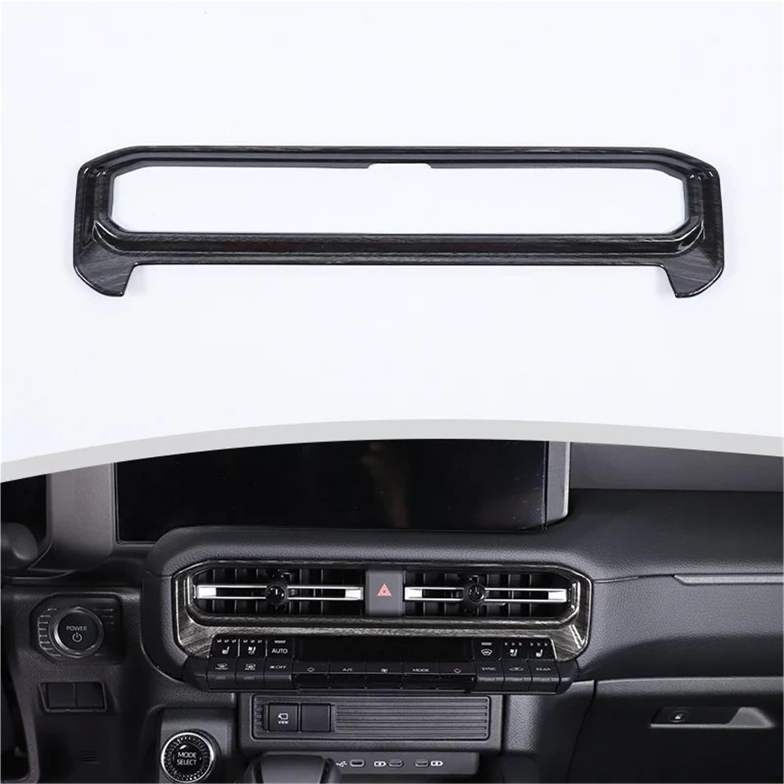 Interieur Dekor Für Toyota Für Land Für Cruiser Für Prado Holzmaserung Auto Auto Türgriff Lenkrad Luftauslass Abdeckung Interieur TüRverkleidungen Dekor(Wood Grain 6) von QFJFBGGH