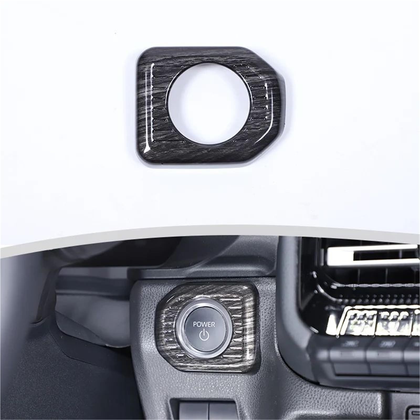 Interieur Dekor Für Toyota Für Land Für Cruiser Für Prado Holzmaserung Auto Auto Türgriff Lenkrad Luftauslass Abdeckung Interieur TüRverkleidungen Dekor(Wood Grain10) von QFJFBGGH