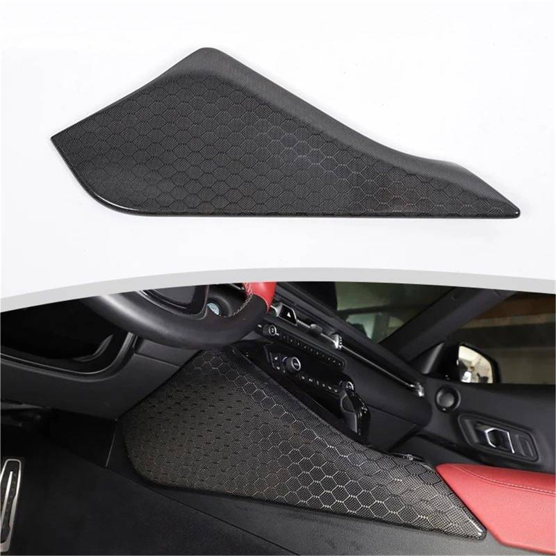 Interieur Dekor Für Toyota Für Supra Für MK5 A90 2019-2024 Honeycomb Carbon Fiber Center Console Schalttafel Aufkleber Interieur TüRverkleidungen Dekor(Style 6) von QFJFBGGH