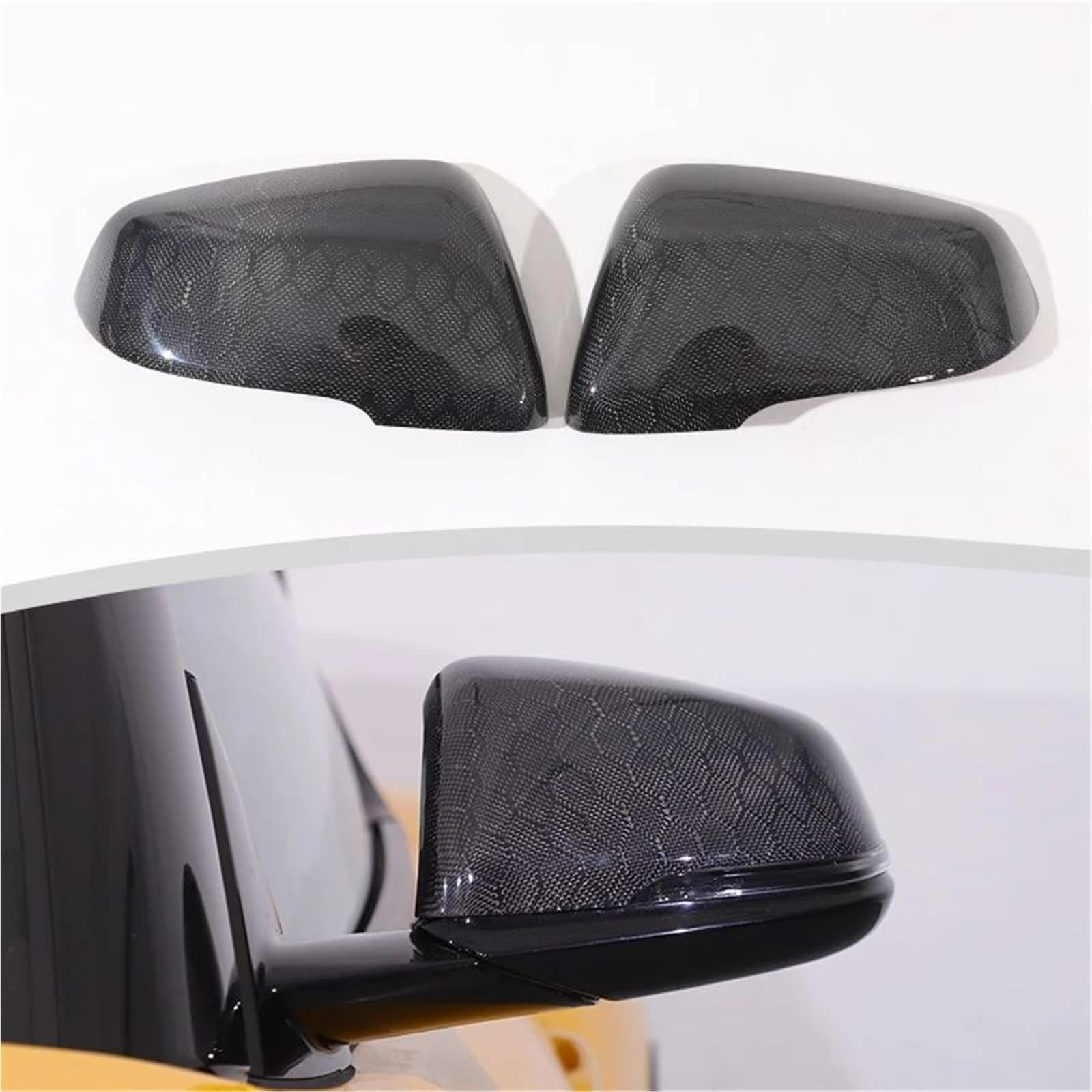 Interieur Dekor Für Toyota Für Supra Für MK5 A90 2019-2024 Honeycomb Carbon Fiber Center Console Schalttafel Aufkleber Interieur TüRverkleidungen Dekor(Style 7) von QFJFBGGH