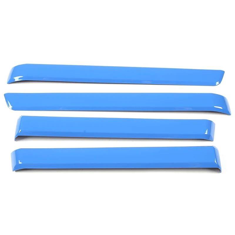 Interieur Dekor Für Toyota Für Tacoma 2024+ ABS Auto Innentür Armlehne Dekorative Streifen Aufkleber Auto Schutz 4Pcs Interieur TüRverkleidungen Dekor(Blau) von QFJFBGGH